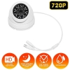 Kamera AHD CCTV, kamera 360 ° IR 720P AHD 24LED Zewnętrzna PAL noktowizor (biały) [13050000334]